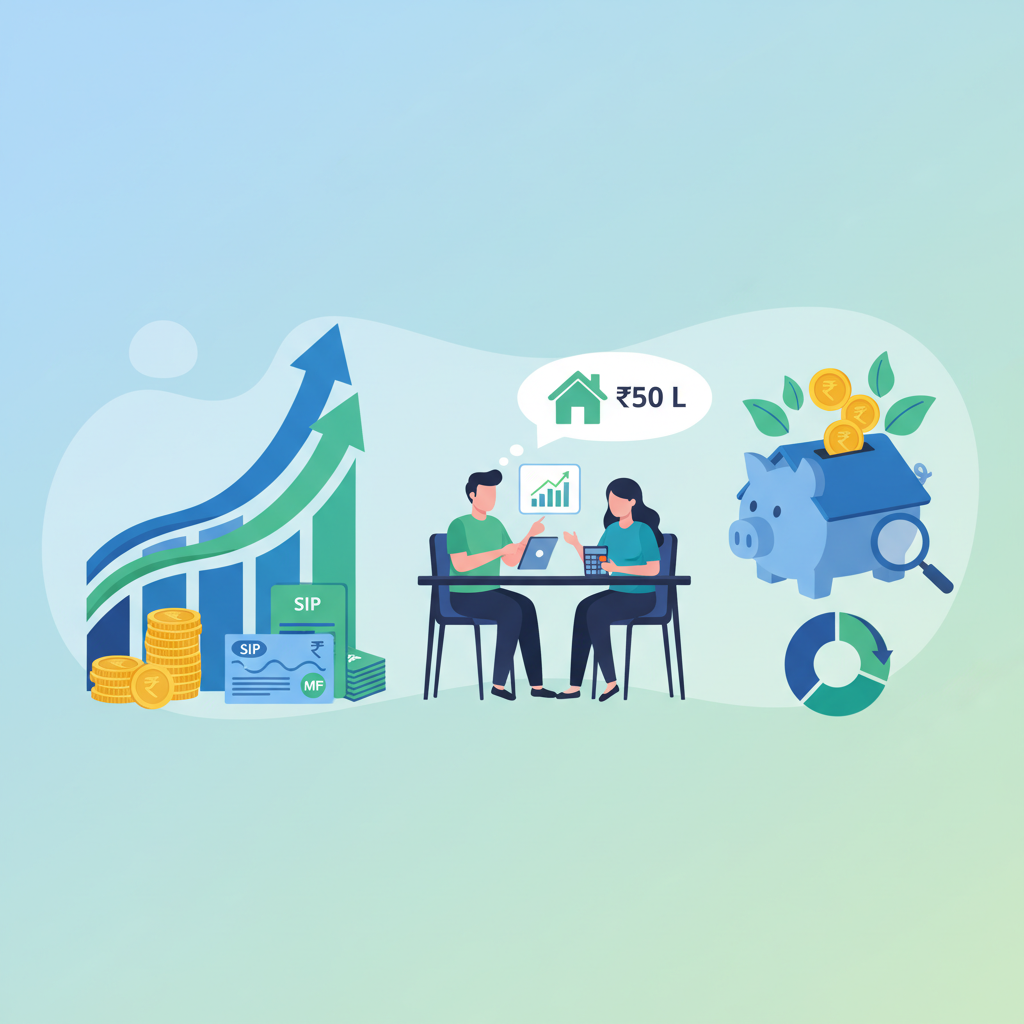 अपना घर खरीदने के लिए ₹50 लाख का डाउन पेमेंट SIP से कैसे पाएं?