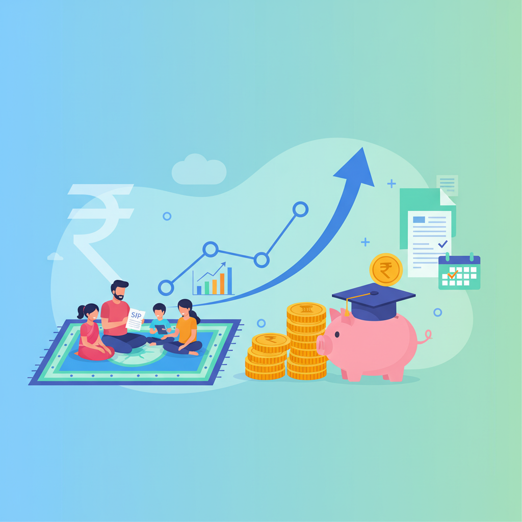बच्चों की कॉलेज शिक्षा: ₹50 लाख के लिए कितना SIP चाहिए?