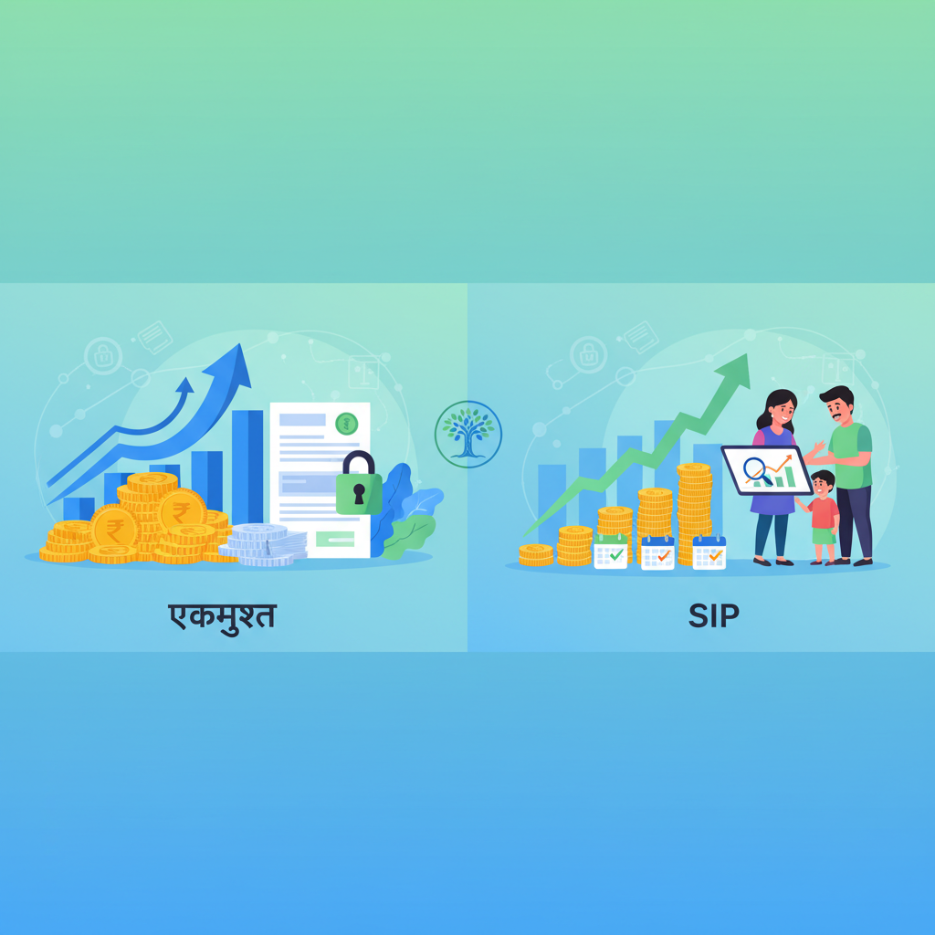 एकमुश्त या SIP: म्युचुअल फंड निवेश के लिए कौन सा बेहतर?