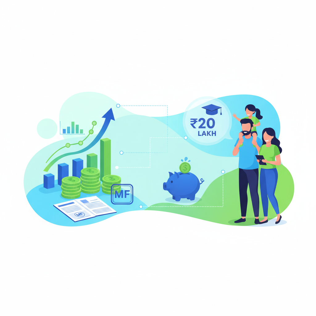 बच्चे की शिक्षा के लिए SIP कैलकुलेटर: ₹20 लाख लक्ष्य कैसे पाएं?