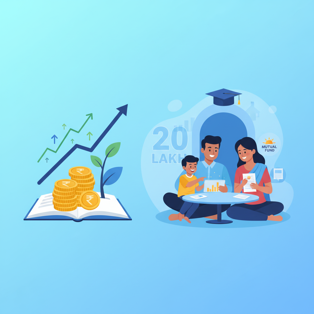 बच्चे की उच्च शिक्षा के लिए SIP कैलकुलेटर: ₹20 लाख कैसे जुटाएं?