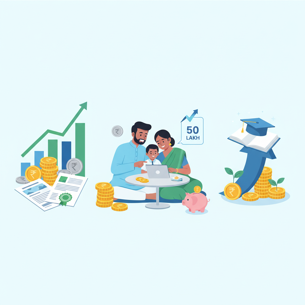 बच्चे की पढ़ाई के लिए SIP से जमा करें ₹50 लाख: कैसे?