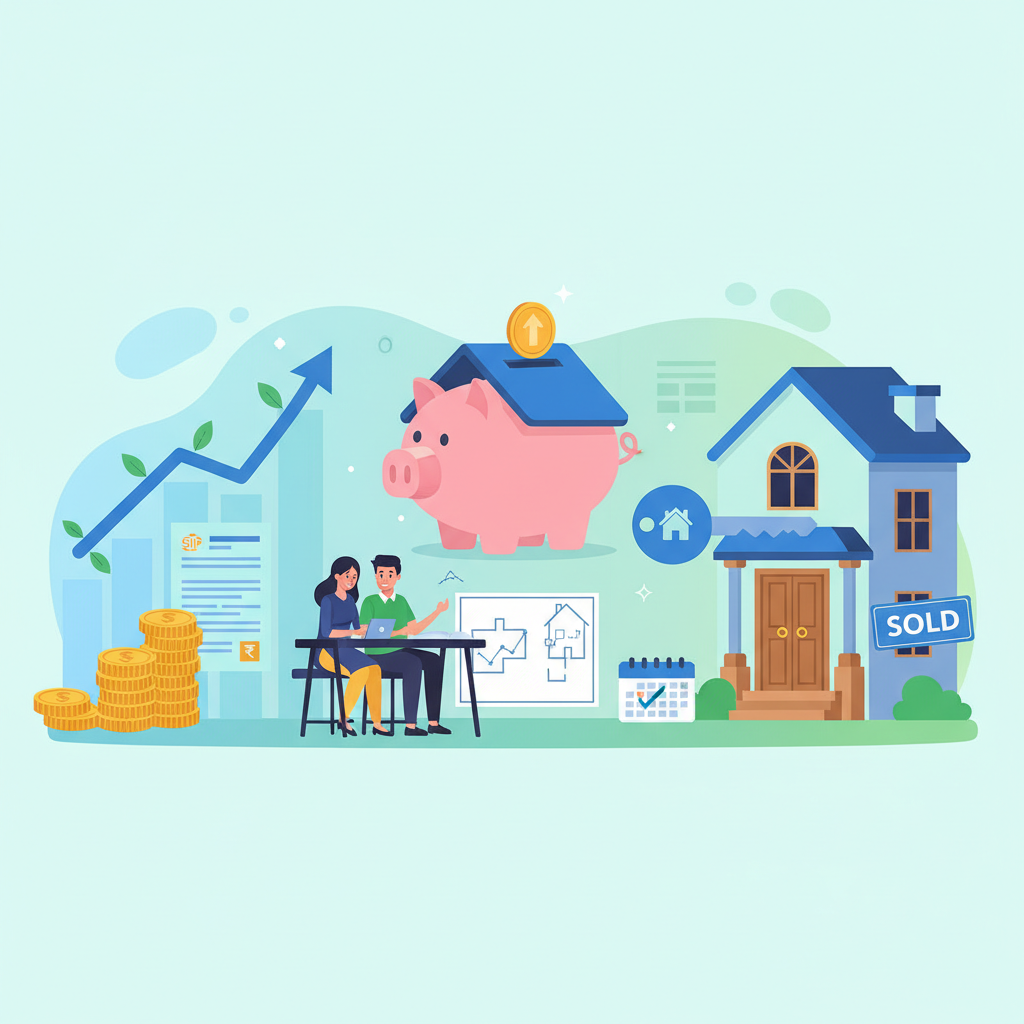 अपने सपनों का घर पाएं: SIP कैलकुलेटर से करें हाउस डाउन पेमेंट प्लान।