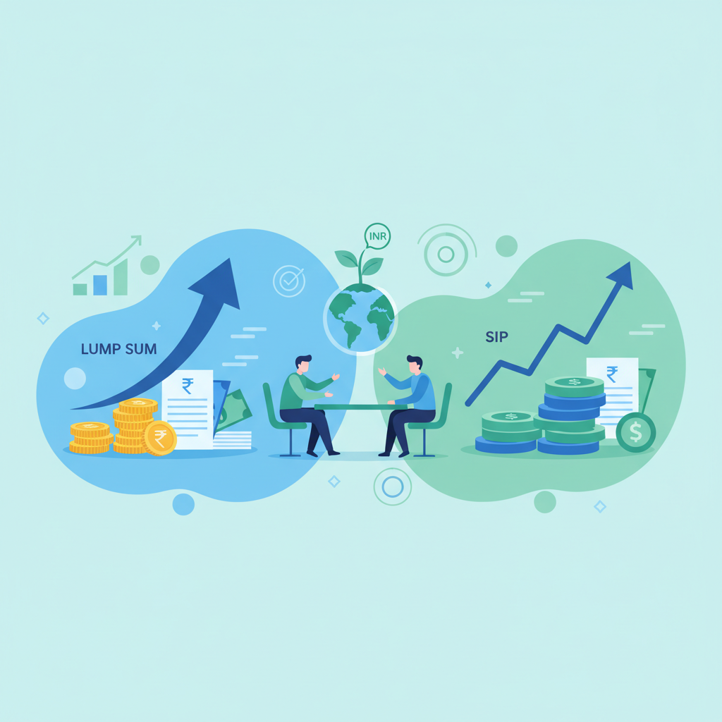 लंपसम या SIP? जानें आपके लिए कौन सा निवेश बेहतर है।