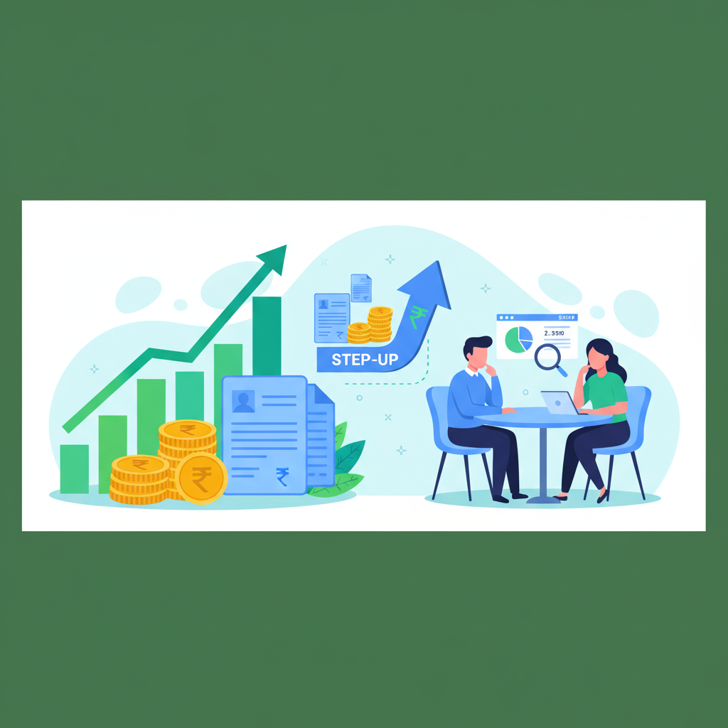 स्टेप-अप SIP से तेजी से पैसा कैसे बढ़ाएं? अधिक रिटर्न का राज़। | SIP Plan Calculator