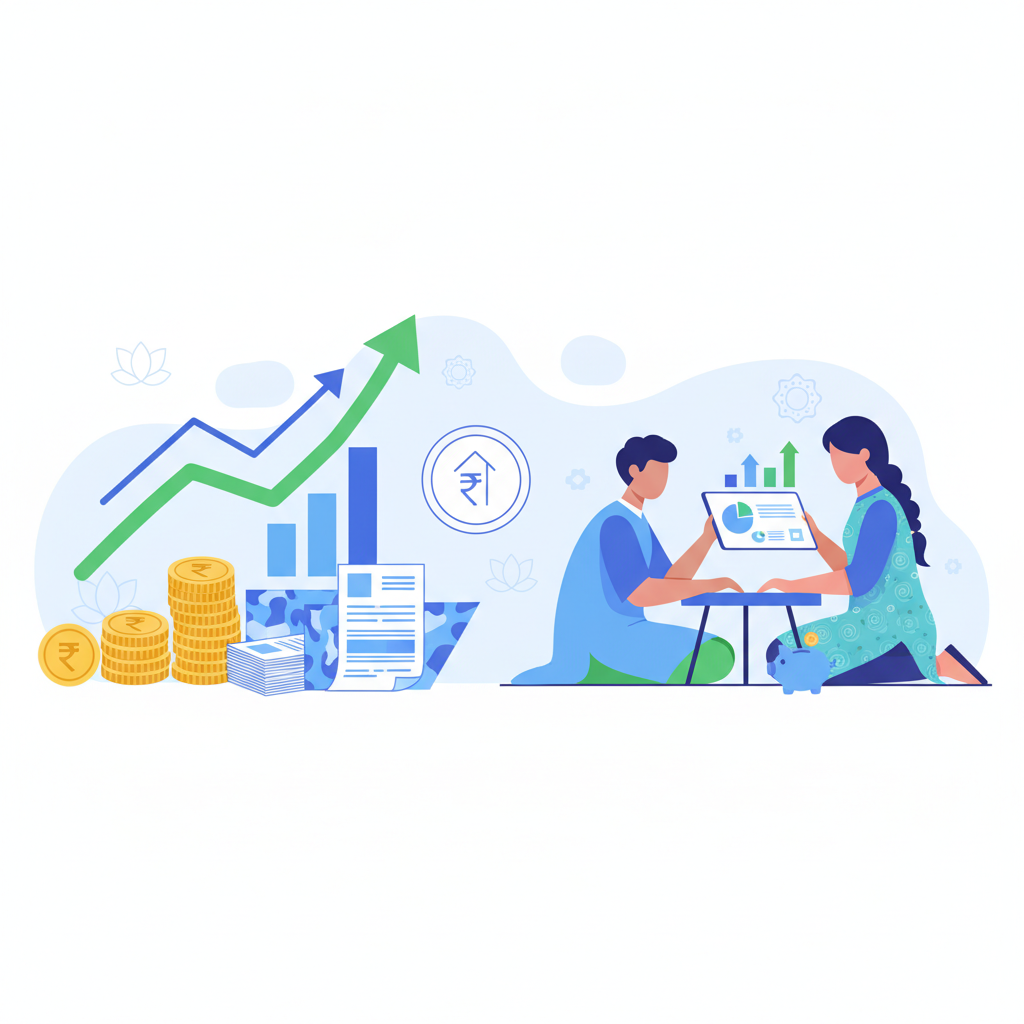 राजकोट में म्युचुअल फंड निवेश के लिए SIP कैलकुलेटर का उपयोग।