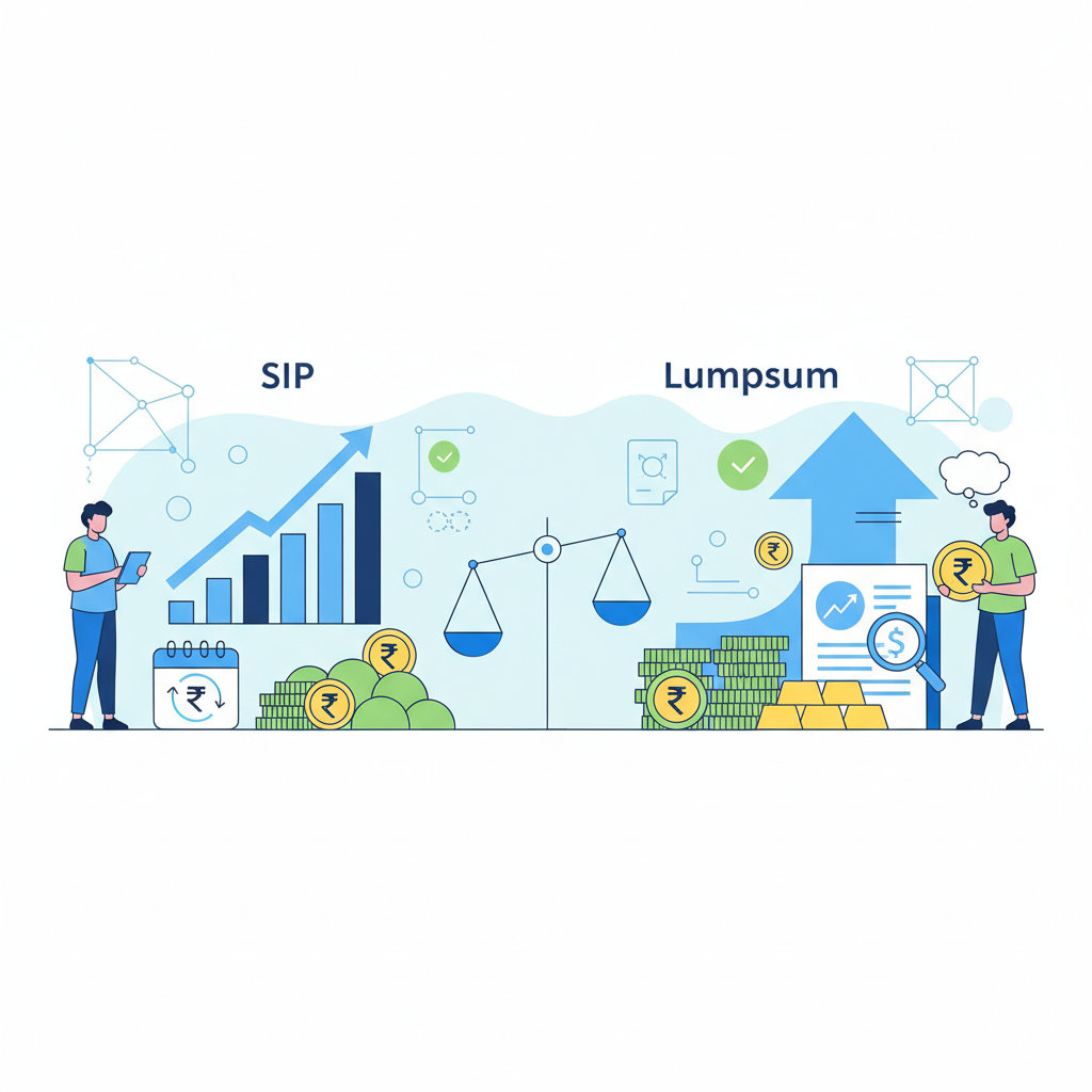 SIP या Lumpsum? जानें आपके लिए कौन सा म्युचुअल फंड निवेश बेहतर है।