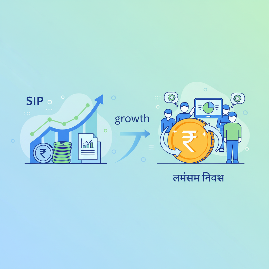 SIP vs लम्पसम निवेश: आपके लिए कौन सा बेहतर है? जानें यहाँ।